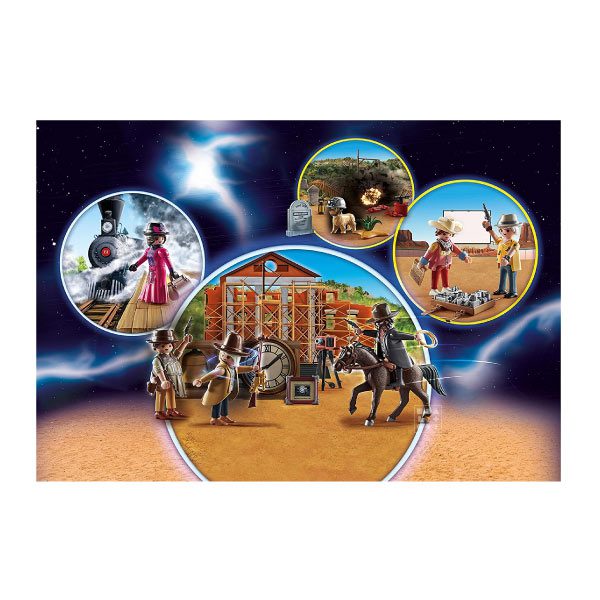 Calendrier de l'Avent Playmobil – Retour vers le futur Western 70576