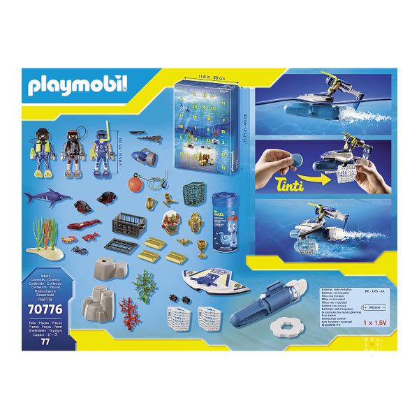 Calendrier de l'Avent Playmobil – Mission Aquatique