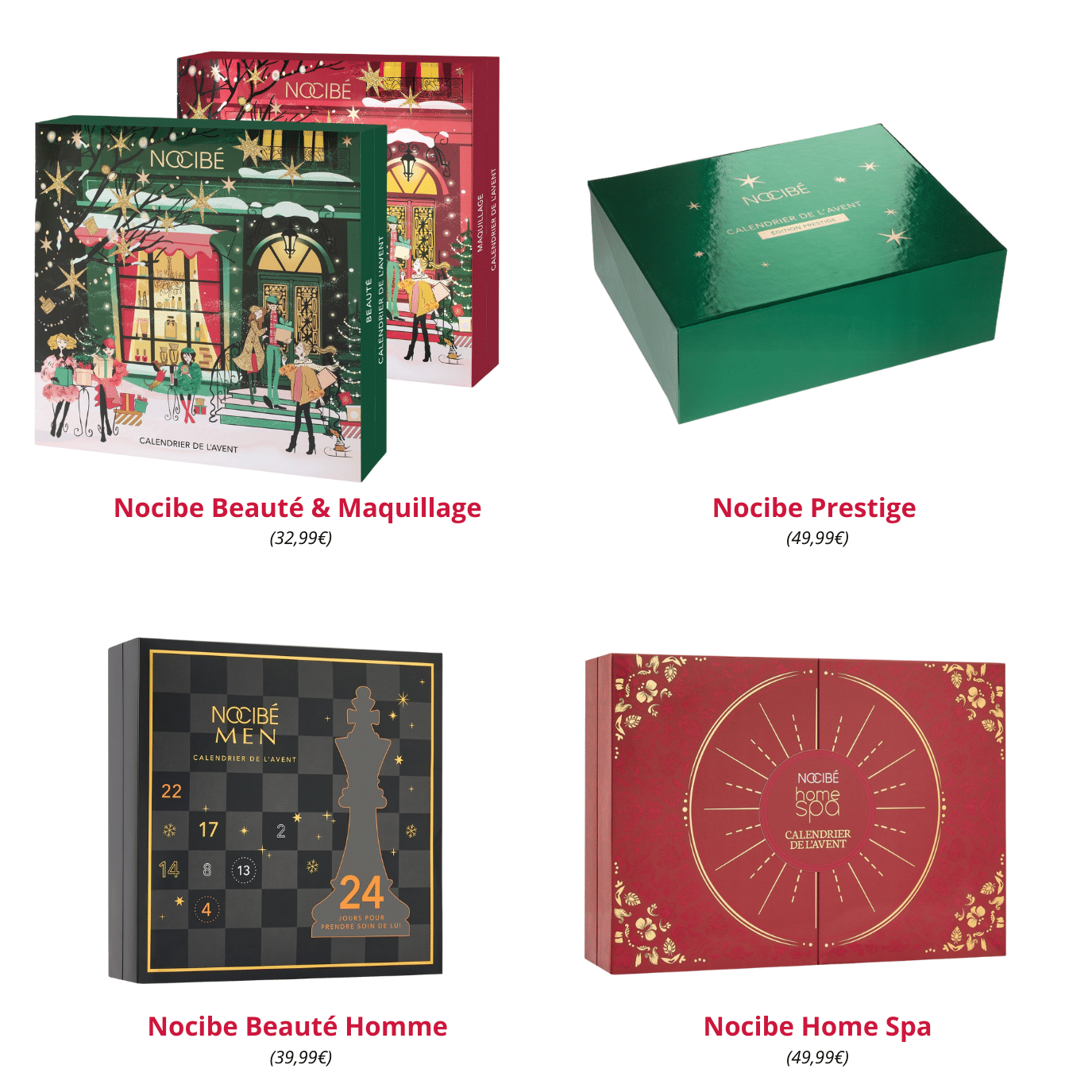 Calendrier de l'Avent Nocibe Prestige