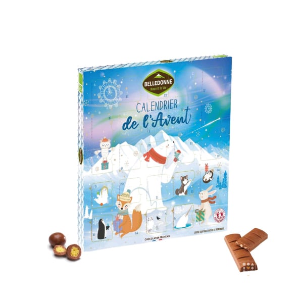 Calendrier de l'Avent Belledonne – Chocolat au lait