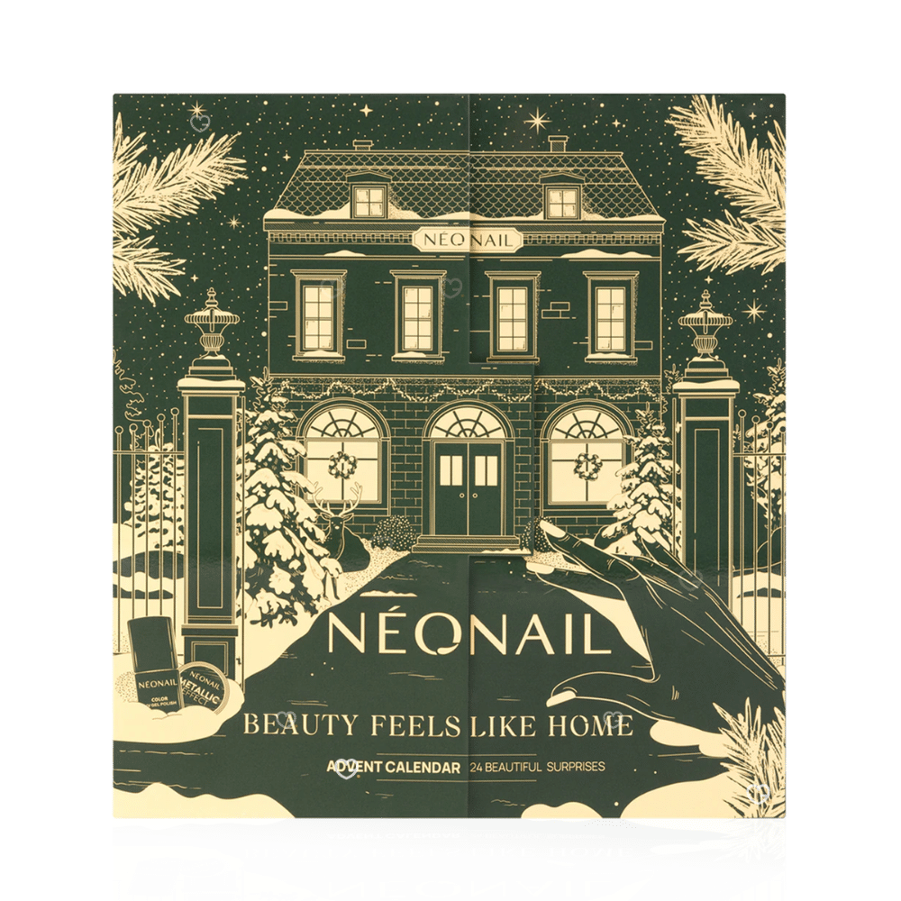Calendrier de l’Avent Neonail 2025 avec 24 vernis UV, poudres pailletées et accessoires nail art pour femme aime manucure et nailart