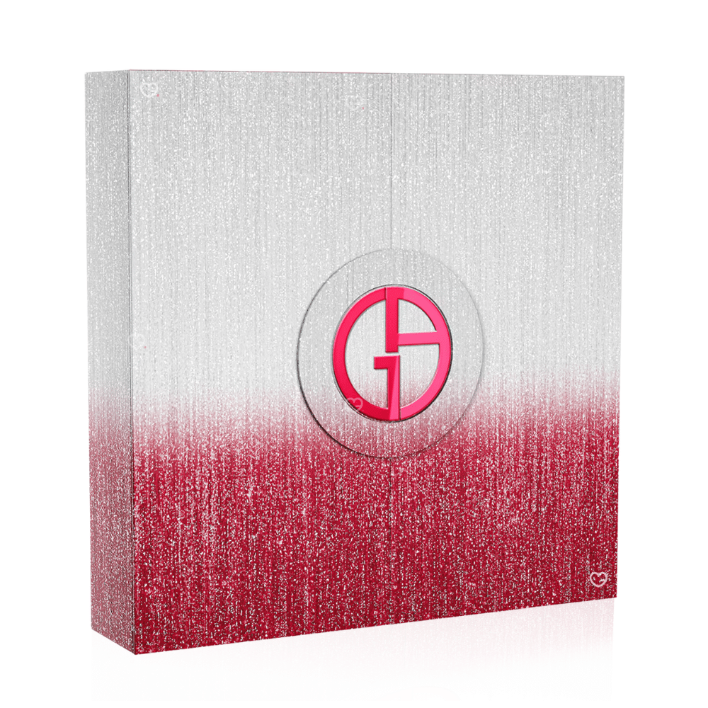 Calendrier de l’Avent Armani 2025 luxueux avec 24 parfums, maquillage, soins visage et accessoires, idéal cadeau beauté femme