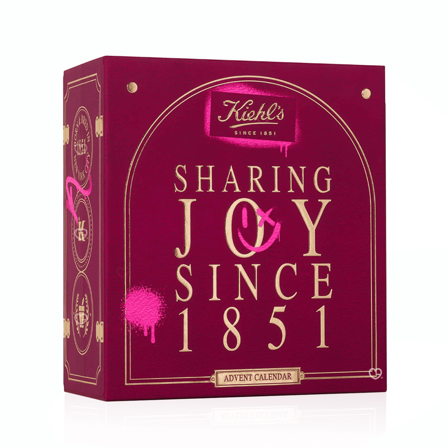 Calendrier de l’Avent Kiehl's 2025 en édition limitée, 24 soins skincare visage et corps premium, idéal cadeau beauté festif féminin.