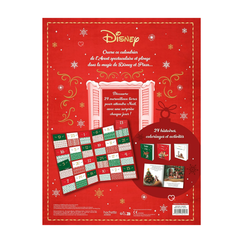 Calendrier de l'Avent Livre Disney Classique