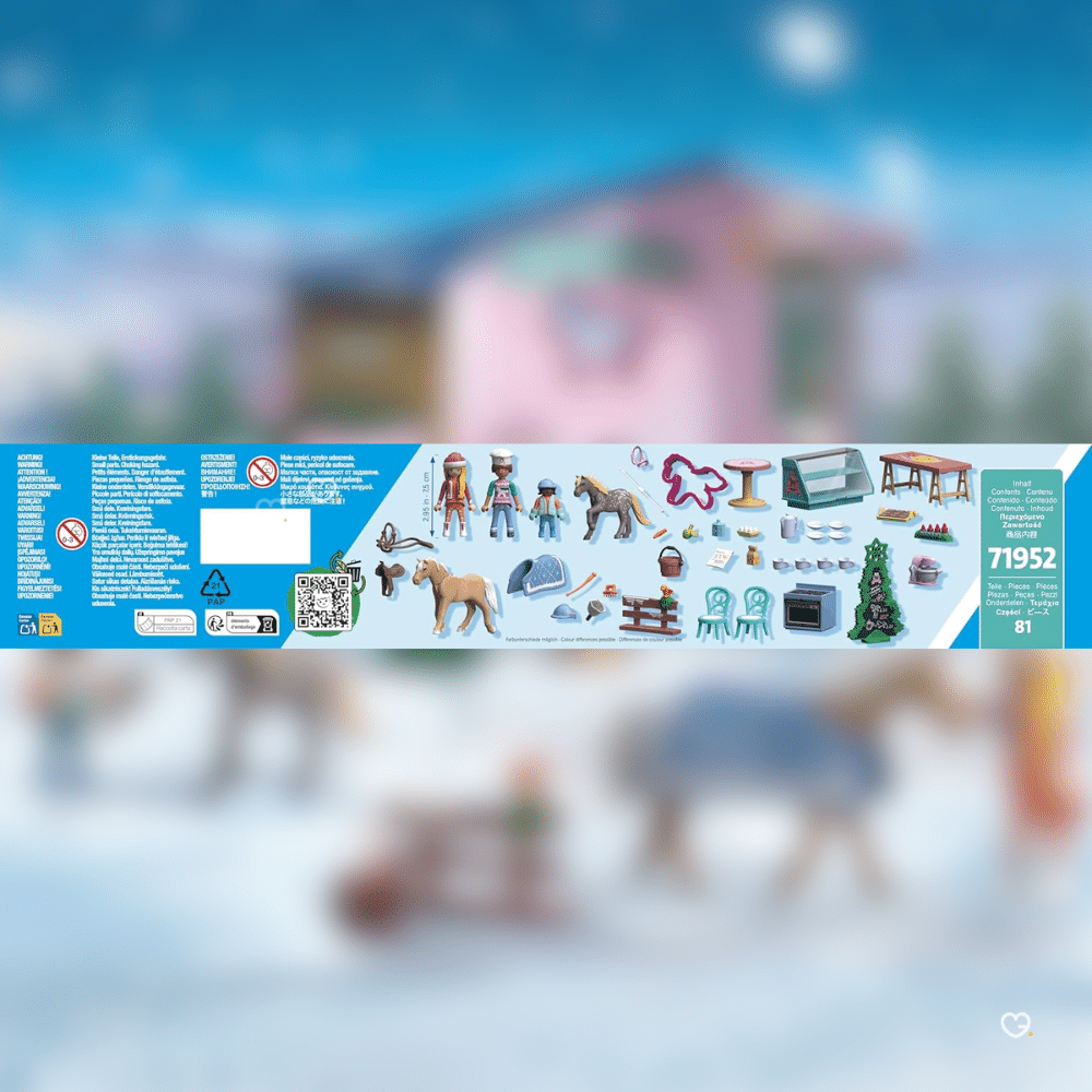 Calendrier de l'Avent Playmobil pâtisserie de Noël (71952)