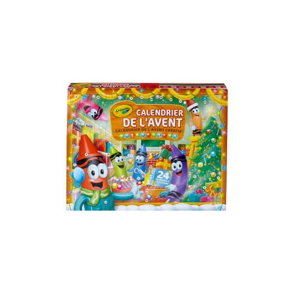 Calendrier de l'avent creatif 2021 Crayola