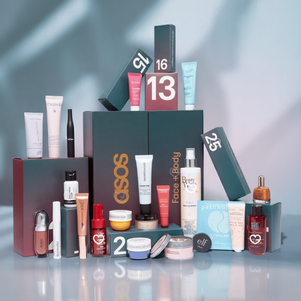 Calendrier de l'Avent Asos – Visage + Corps