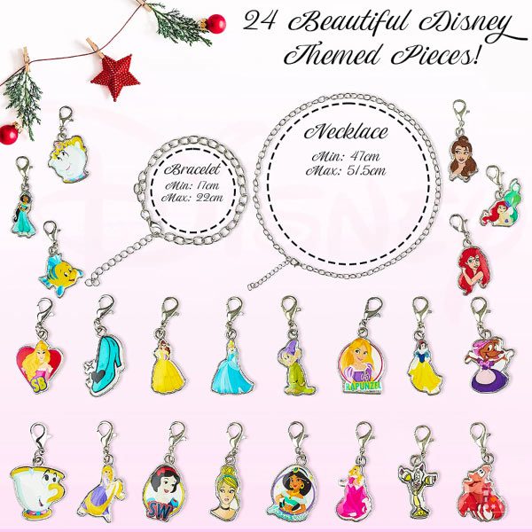 Calendrier de l'Avent Bijoux Princess Disney