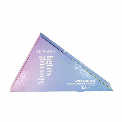 calendrier de l'après sephora 2024 avec 8 produits de beauté, maquillage : mascara, vernis, masque..