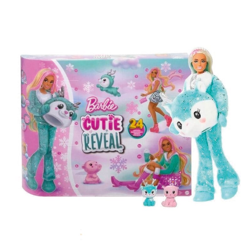 Calendrier de l'Avent Barbie Cutie Reveal