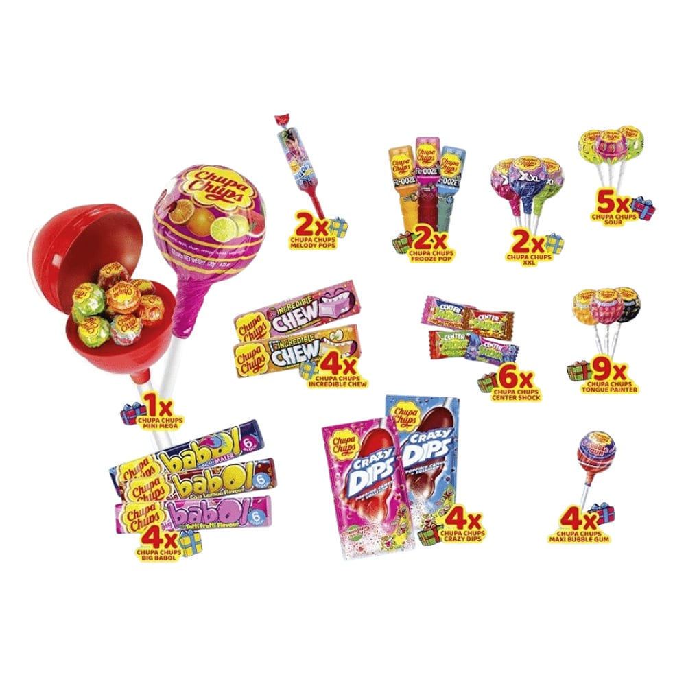 Calendrier de l'Avent Chupa Chups XXL