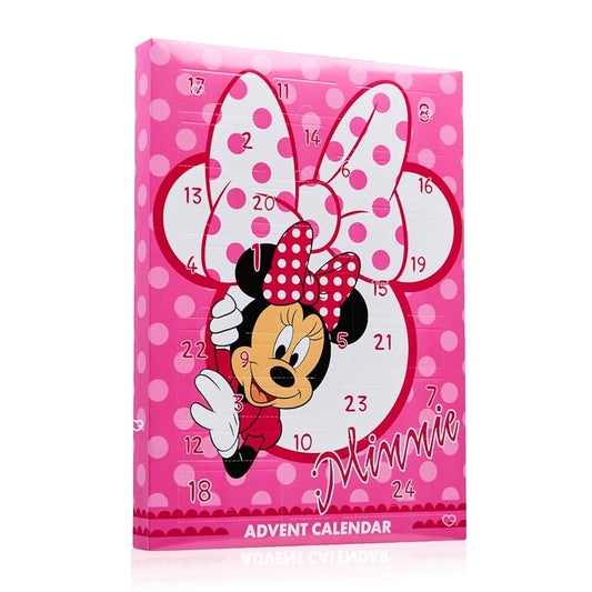 Calendrier de l'Avent Disney Minnie Mouse 2024 contenant des accessoires cheveux pour filles