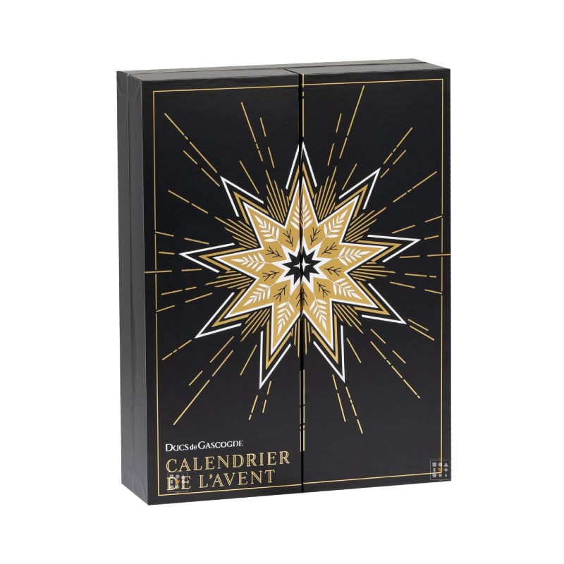 coffret gourmand Calendrier de l'Avent Ducs de Gascogne 2024 terrines; foie gras; chocolat; confiture