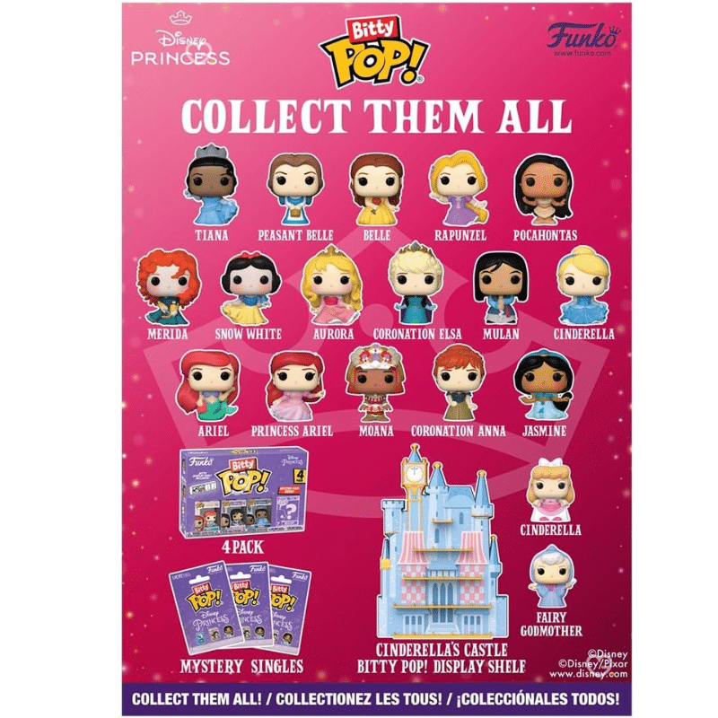 Calendrier de l'Avent Funko Bitty POP Disney Princess