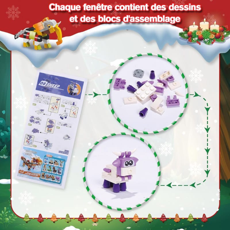 Calendrier de l'Avent Blocks Animal Adventure
