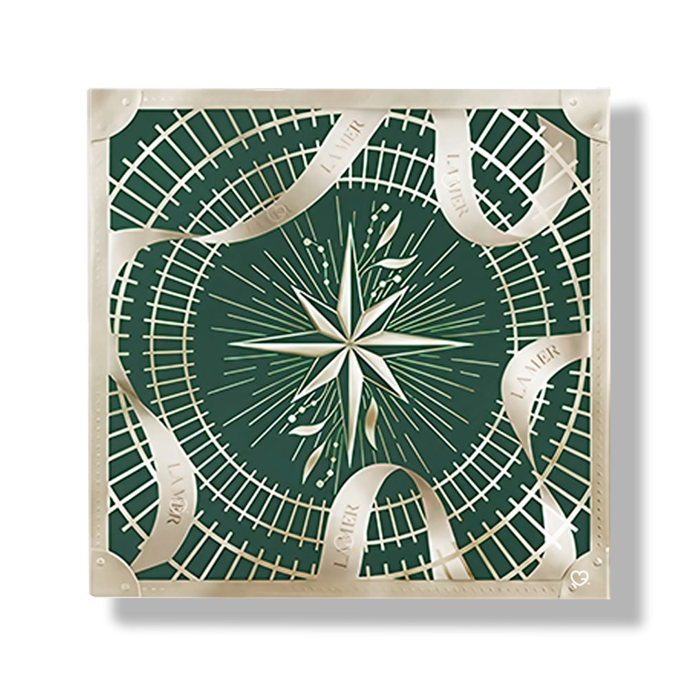 Calendrier de l'avent La Mer 2024 contenant 12 produits beauté de luxe pour soins visage