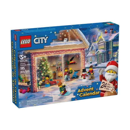 Calendrier de l'Avent Lego City 2024 (60436) avec 24 jours de surprises pour enfants : figurines, objets...