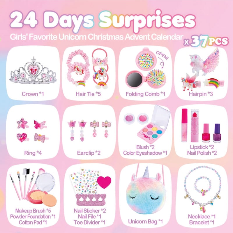 Calendrier de l'Avent Surprises Licorne