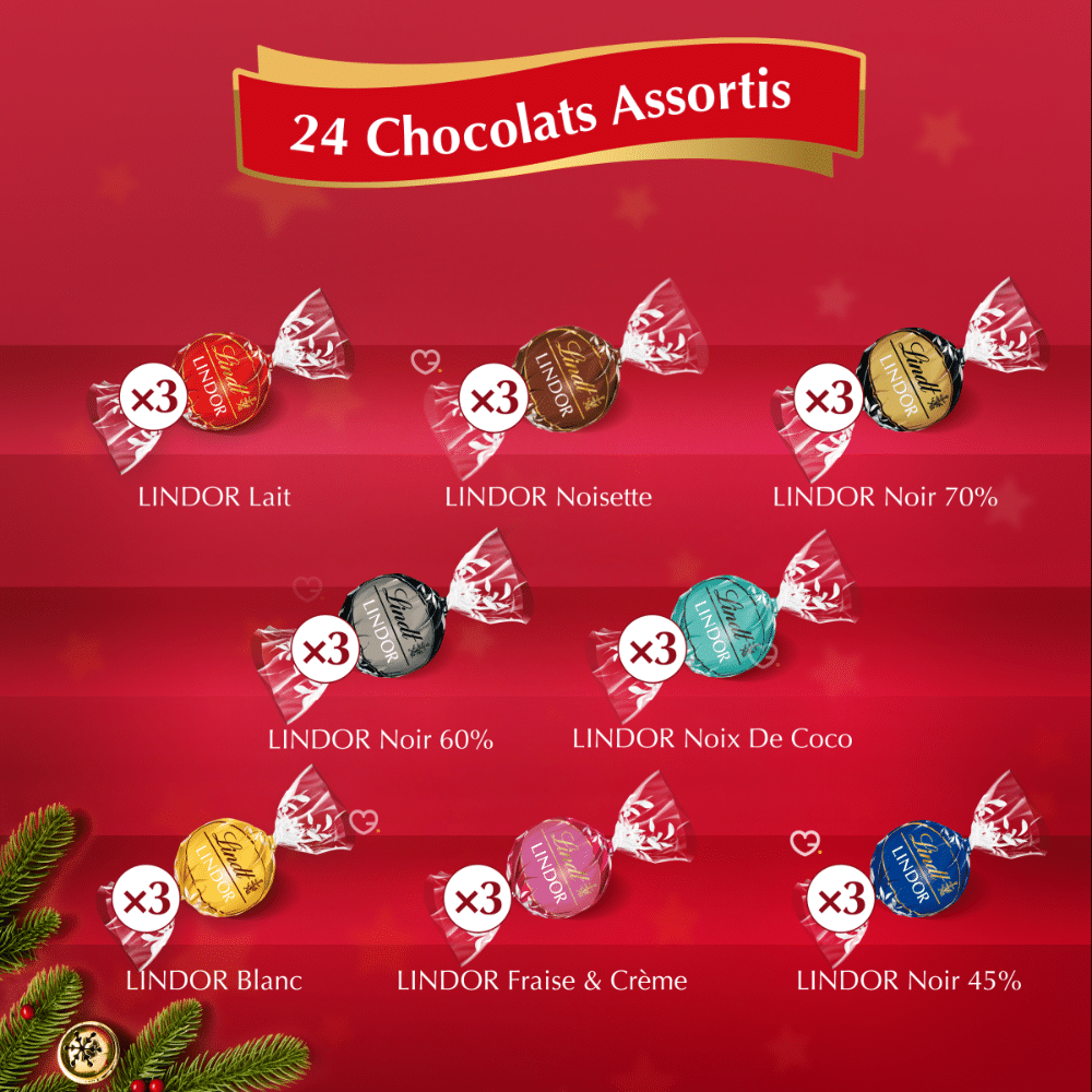 Calendrier de l'Avent Lindt Lindor