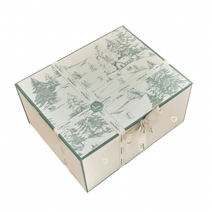 Calendrier de l’Avent Loberon 2025 original contenant 24 surprises décorations raffinées, papeterie et art de la table pour adultes amateurs de déco raffiné haut de gamme.