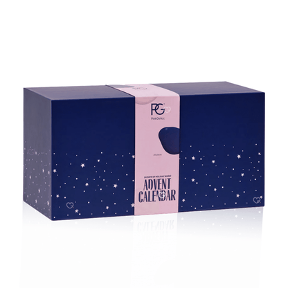 Calendrier de l’Avent Pink Gellac 2025 contenant 24 vernis semi-permanents, soins et accessoires ongles, cadeau beauté femme pour passionnées de manucure.