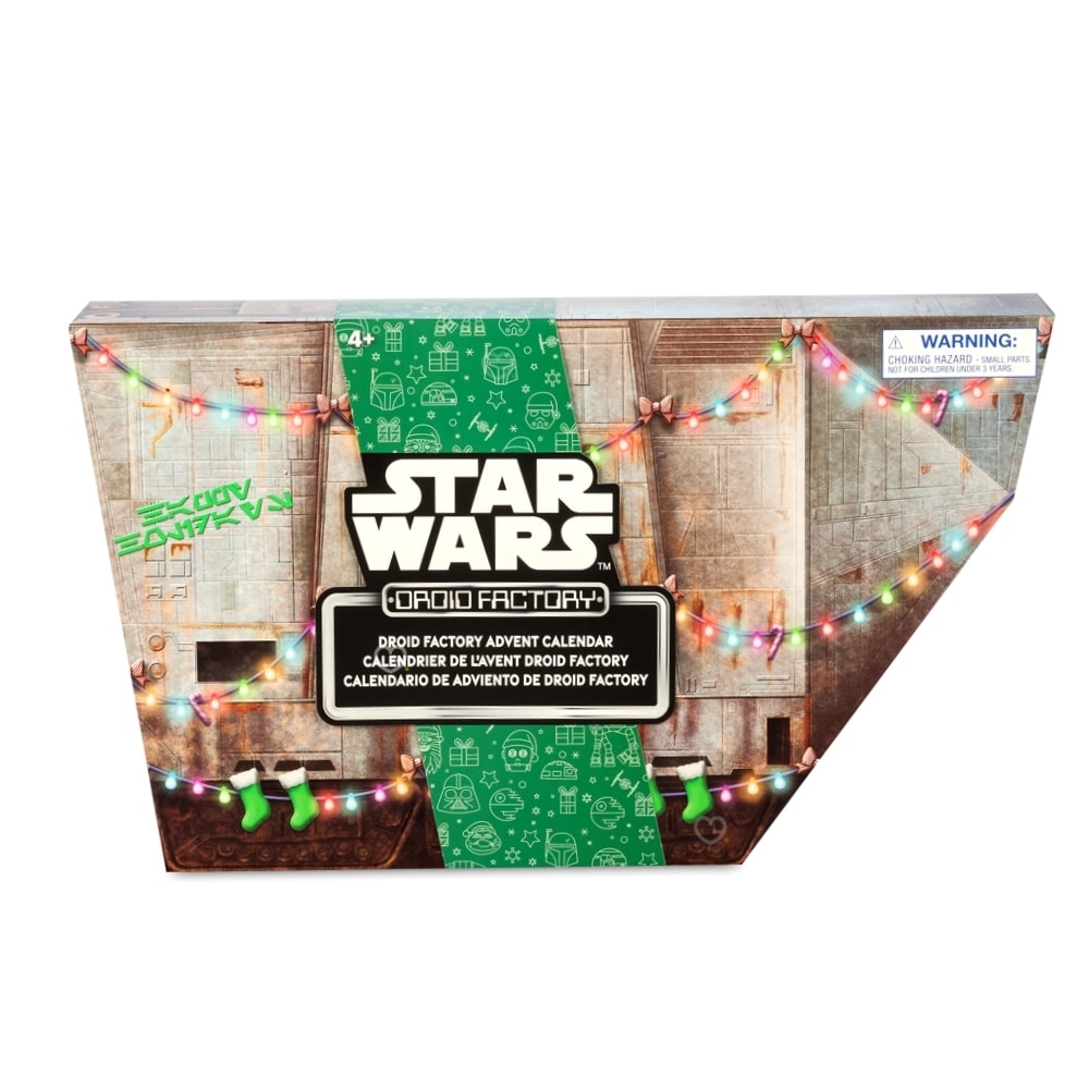 Coffret en forme de vaisseau Calendrier de l'Avent Star Wars Droid Factory 2024 Disney personnage