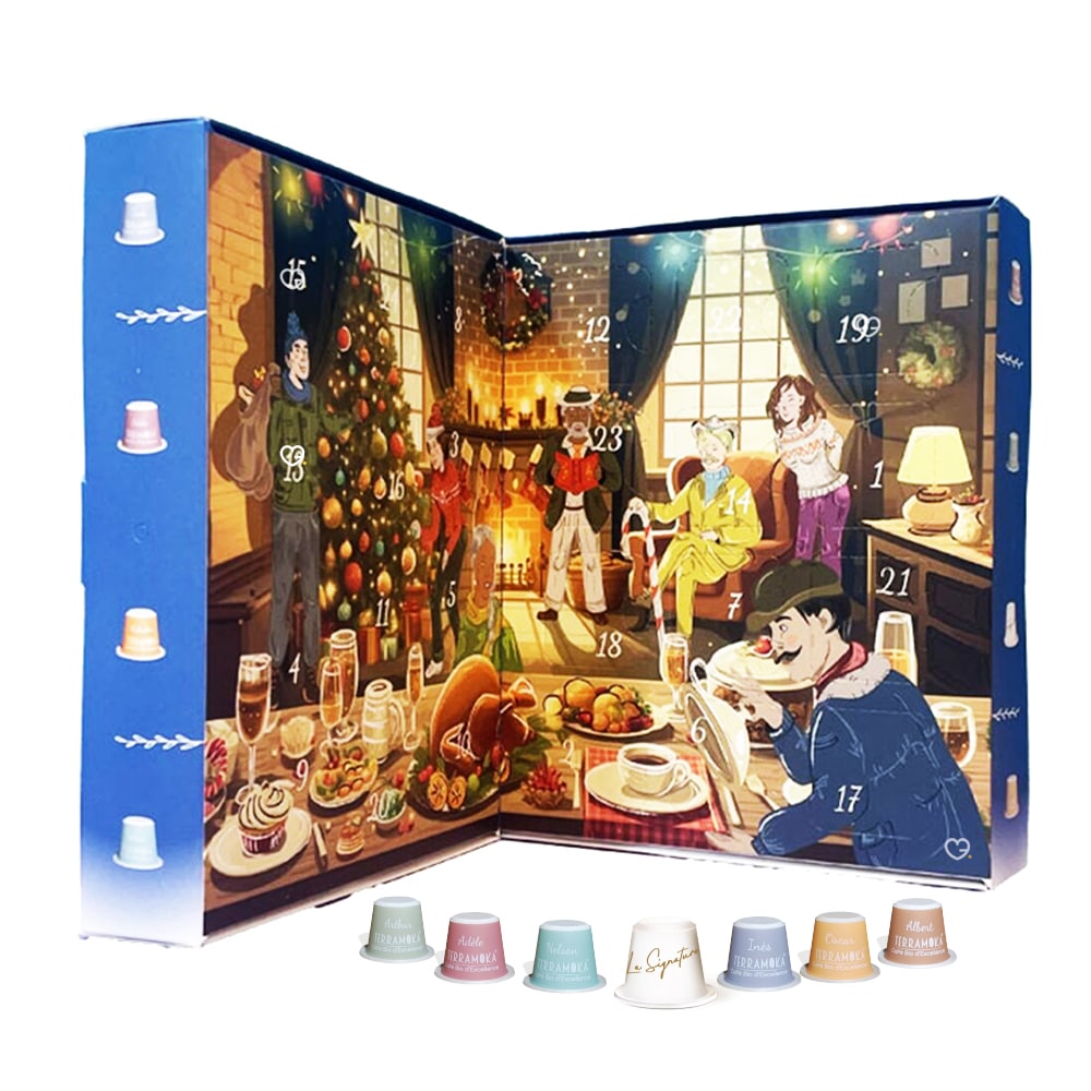 Calendrier de l'Avent Cafés Bio Terramoka