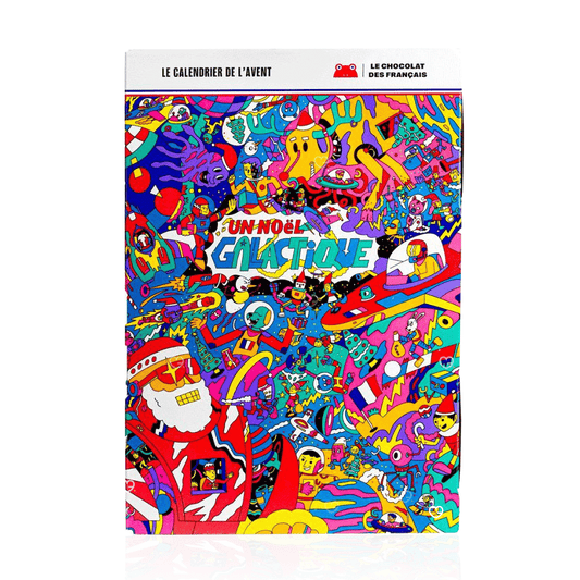 Calendrier de l’Avent Chocolat Le Chocolat des Français 2025 avec 24 chocolats artisanaux pralinés, truffes et recettes originales pour gourmand