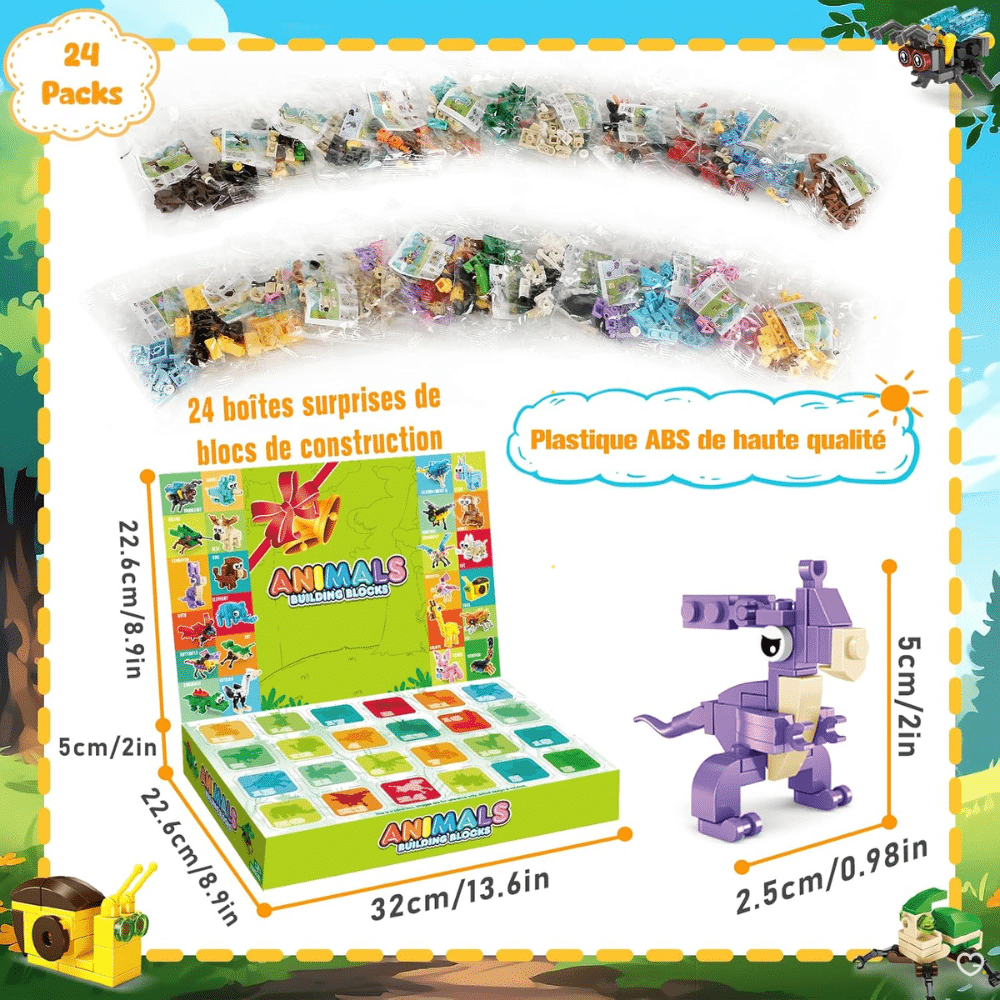 Calendrier de l'Avent Building Block Insectes