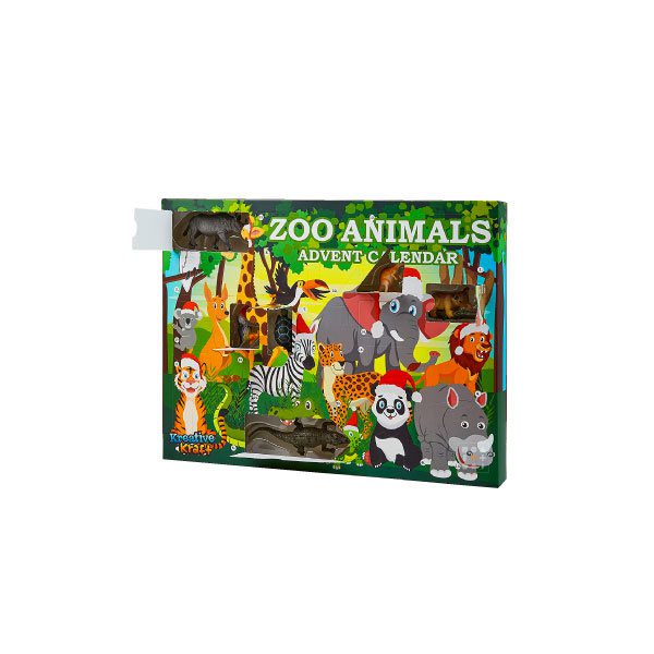 Calendrier de l'avent jouet 2021 animaux du zoo